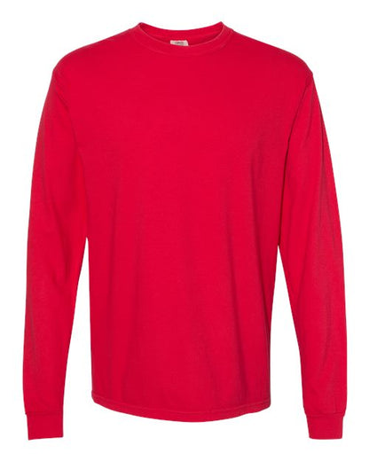 Garment-Dyed Heavyweight Long Sleeve T-Shirt - S