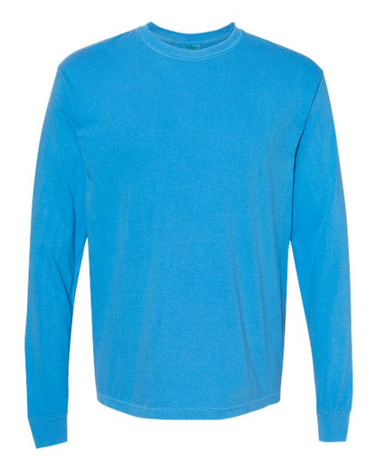 Garment-Dyed Heavyweight Long Sleeve T-Shirt - S