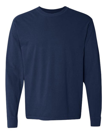 Garment-Dyed Heavyweight Long Sleeve T-Shirt - S