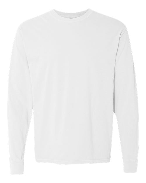 Garment-Dyed Heavyweight Long Sleeve T-Shirt - S
