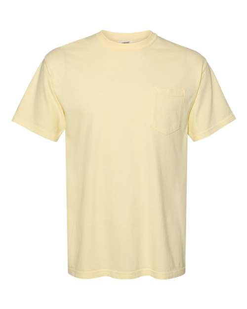 Unisex Garment-Dyed Heavyweight Pocket T-Shirt 6030