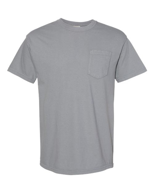 Garment-Dyed Heavyweight Pocket T-Shirt - L
