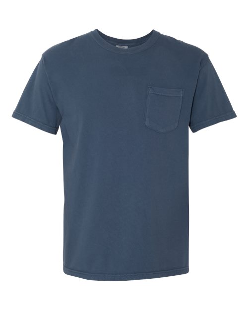 Unisex Garment-Dyed Heavyweight Pocket T-Shirt 6030