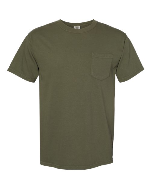 Garment-Dyed Heavyweight Pocket T-Shirt - L