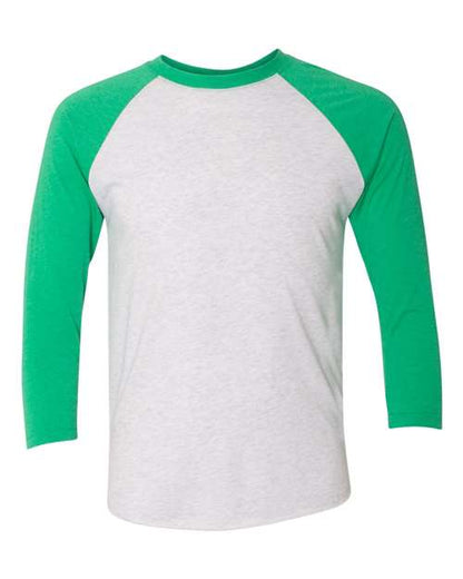 Unisex Triblend Three-Quarter Raglan T-Shirt - XS