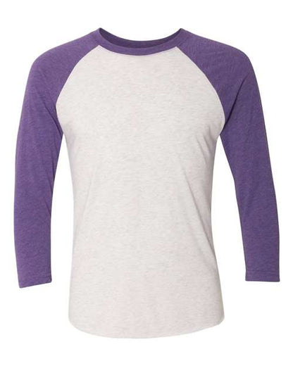 Unisex Triblend Three-Quarter Raglan T-Shirt - XS