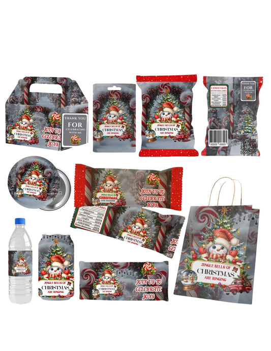 Snowman Party Favors