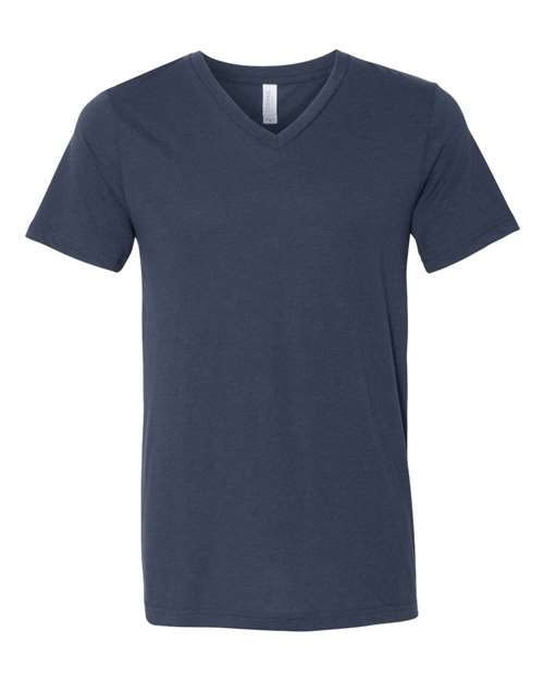Unisex Triblend V-Neck Tee - L