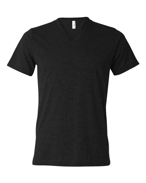 Unisex Triblend V-Neck Tee - L