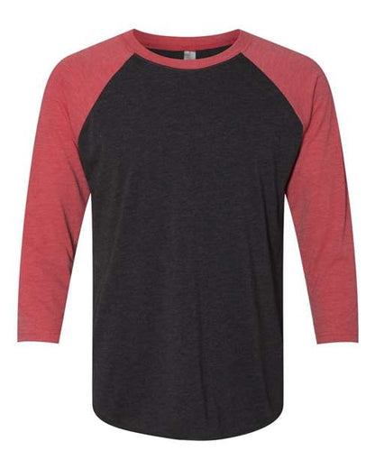 Unisex Triblend Three-Quarter Raglan T-Shirt - XS