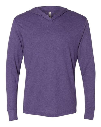 Unisex Triblend Hooded Long Sleeve Pullover T-Shirt