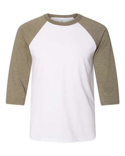 Unisex Three-Quarter Sleeve Baseball Tee - XS