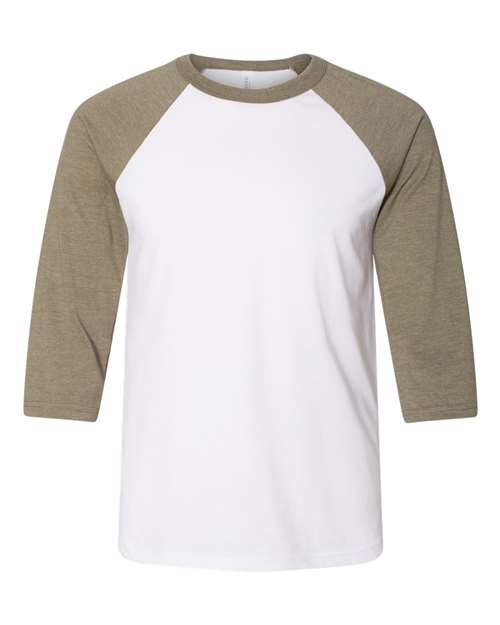 Unisex Three-Quarter Sleeve Baseball Tee 3200