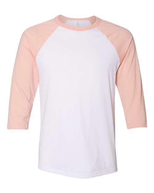 Unisex Three-Quarter Sleeve Baseball Tee 3200