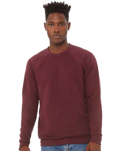 Unisex Sponge Fleece Raglan Crewneck Sweatshirt - L