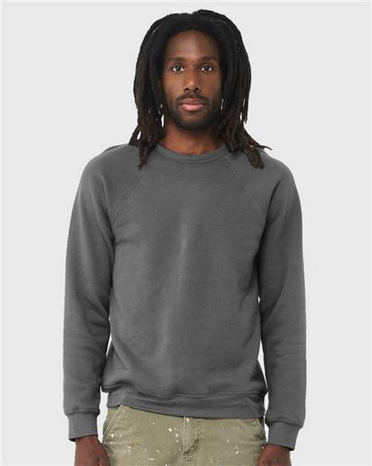 Unisex Sponge Fleece Raglan Crewneck Sweatshirt - XS