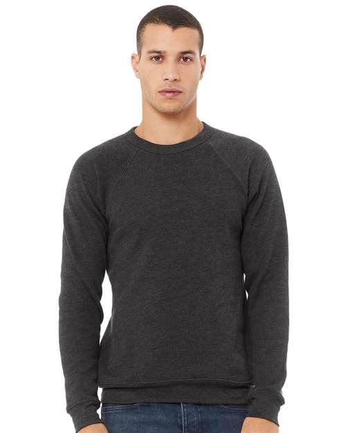 Unisex Sponge Fleece Raglan Crewneck Sweatshirt - L