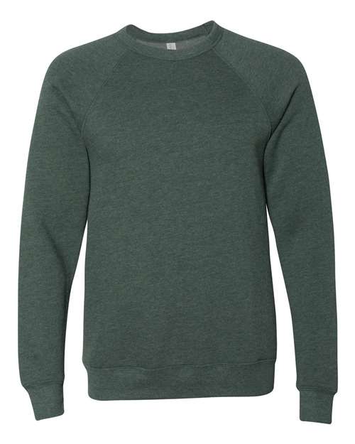 Unisex Sponge Fleece Raglan Crewneck Sweatshirt - L