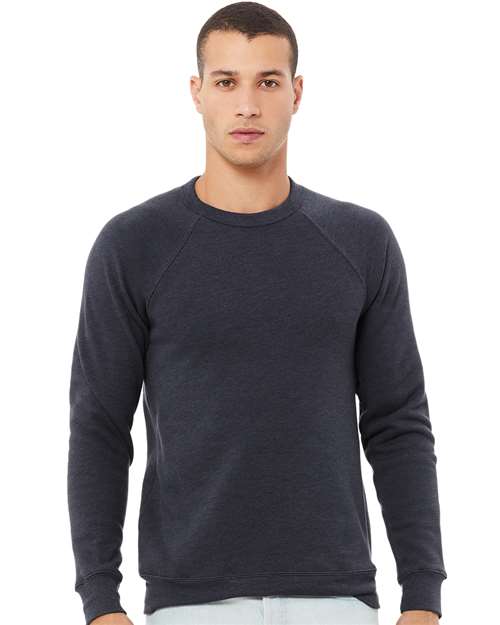 Unisex Sponge Fleece Raglan Crewneck Sweatshirt - L