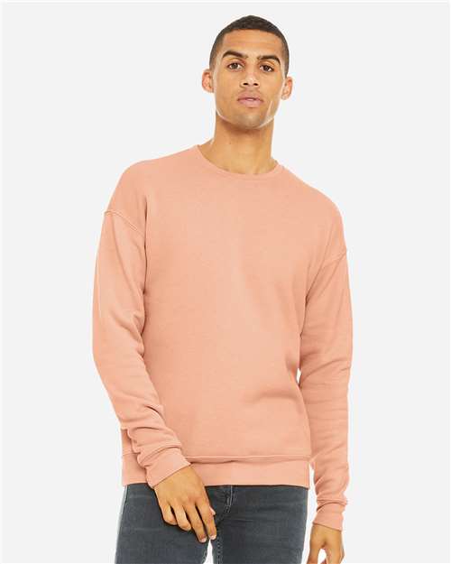 Unisex Sponge Fleece Drop Shoulder Crewneck Sweatshirt - L
