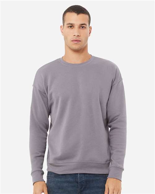 Unisex Sponge Fleece Drop Shoulder Crewneck Sweatshirt - L