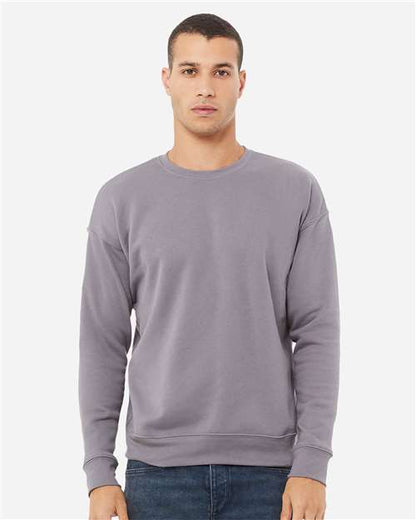 Unisex Sponge Fleece Drop Shoulder Crewneck Sweatshirt - XS