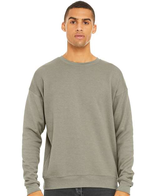 Unisex Sponge Fleece Drop Shoulder Crewneck Sweatshirt - L