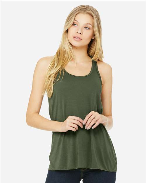 Women's Flowy Racerback Tank - L