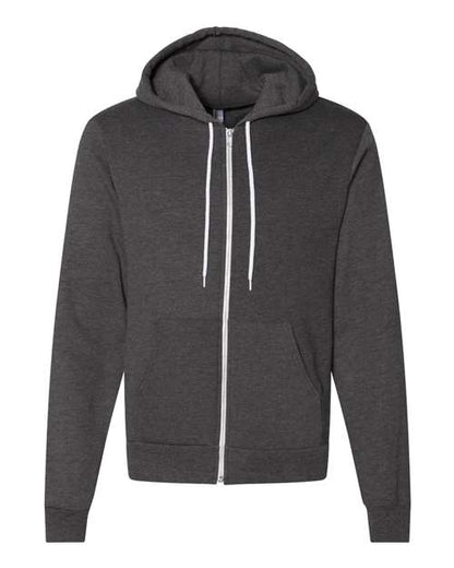 Unisex USA-Made Flex Fleece Full-Zip Hoodie Sweatshirt