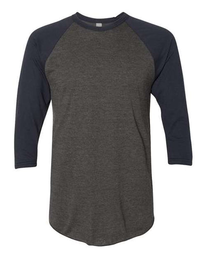 Unisex 50/50 Raglan Three-Quarter Sleeve Tee