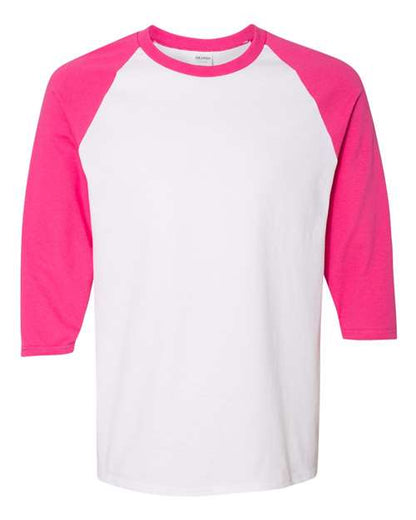 Unisex Heavy Cottonâ„¢ Raglan Three-Quarter Sleeve T-Shirt