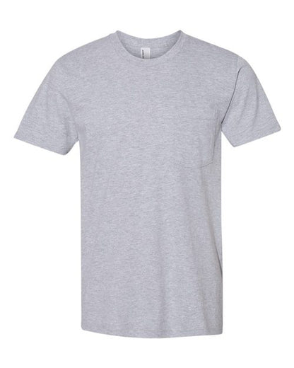 Unisex Fine Jersey Pocket Tee