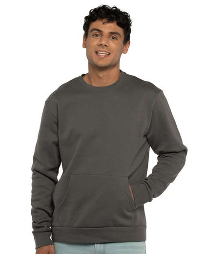 Unisex Santa Barbara Pocket Crewneck Sweatshirt