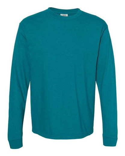 Garment-Dyed Heavyweight Long Sleeve T-Shirt - S