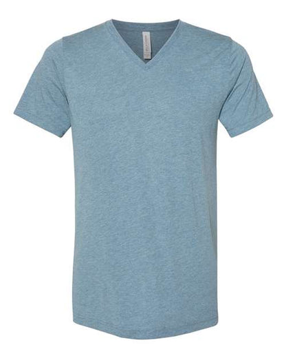 Unisex Triblend V-Neck Tee - XS