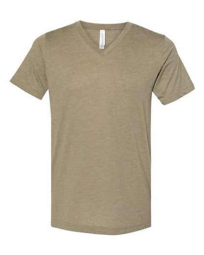 Unisex Triblend V-Neck Tee - XS
