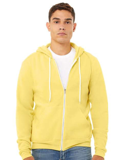 Unisex Sponge Fleece Full-Zip Hoodie Sweatshirt 3739