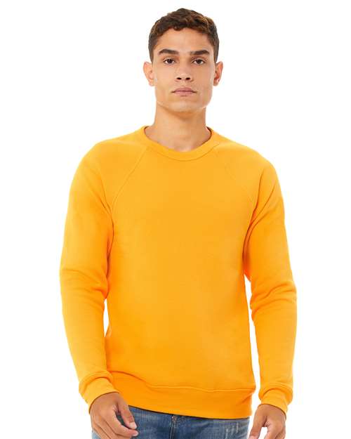 Unisex Sponge Fleece Raglan Crewneck Sweatshirt - L