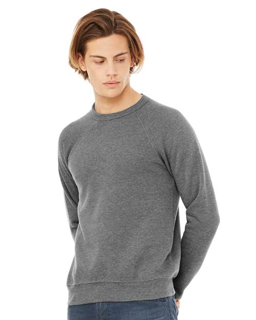 Unisex Sponge Fleece Raglan Crewneck Sweatshirt - L