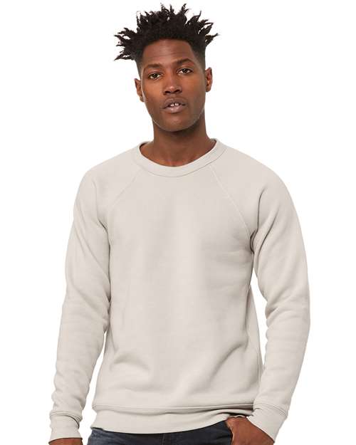 Unisex Sponge Fleece Raglan Crewneck Sweatshirt - L