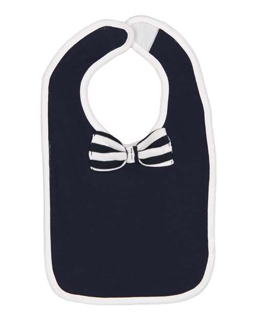 Infant Baby Rib Bow Tie Bib 1002
