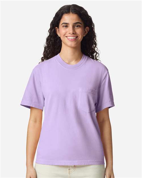 Unisex Garment-Dyed Heavyweight Pocket T-Shirt 6030