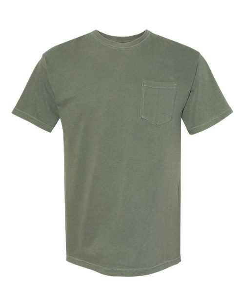 Garment-Dyed Heavyweight Pocket T-Shirt - L