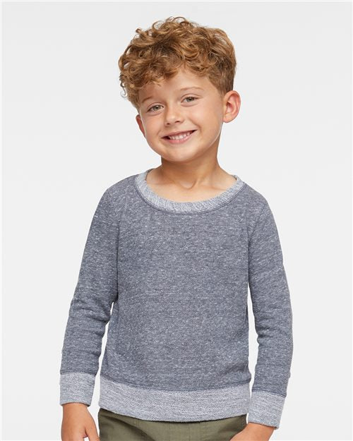 Toddler Harborside Mélange French Terry Crewneck Sweatshirt 3379