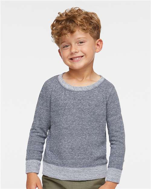 Toddler Harborside Mélange French Terry Crewneck Sweatshirt 3379