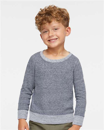 Toddler Harborside Mélange French Terry Crewneck Sweatshirt 3379