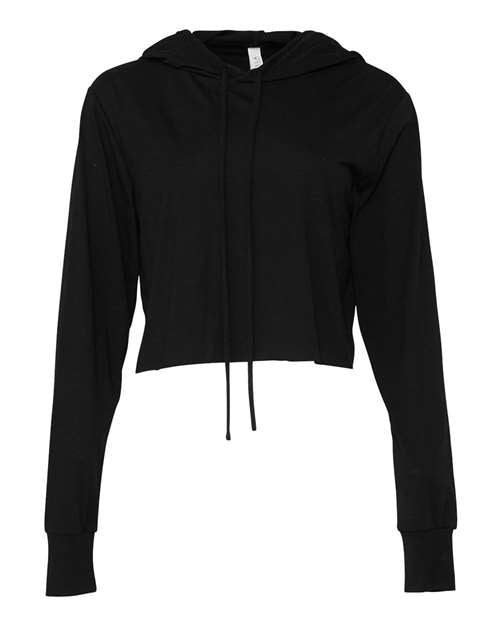 Womenâ€™s Triblend Crop Long Sleeve Hoodie