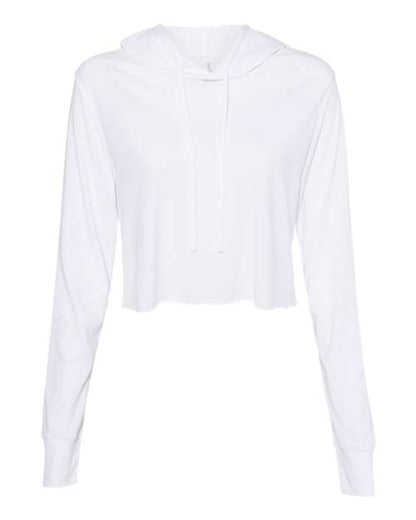 Womenâ€™s Triblend Crop Long Sleeve Hoodie
