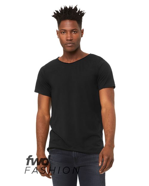 Unisex FWD Fashion Triblend Raw Neck Tee 3414