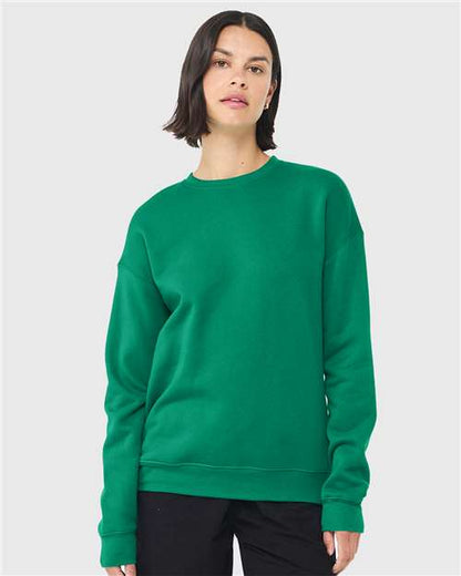 Unisex Sponge Fleece Drop Shoulder Crewneck Sweatshirt - XS
